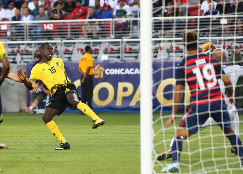 Gol di Je-Vaughn Watson (Giamaica). (Reuters)